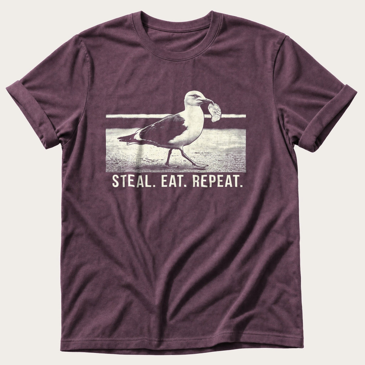 Steal Eat Repeat — Berry Comfort Colors tee