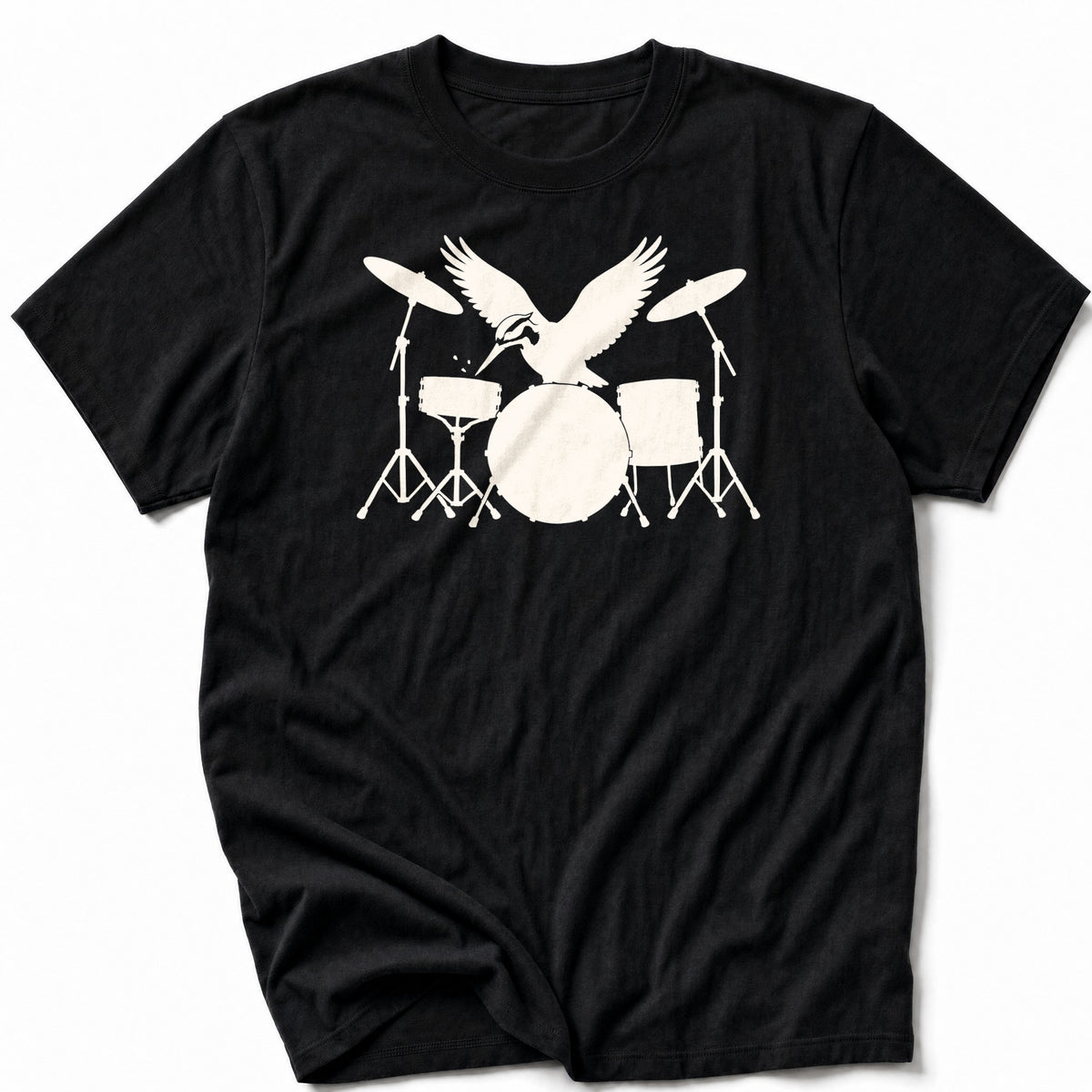 Drum Kit Woodpecker T-Shirt