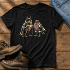Bat N Robin 2 — Black Comfort Colors tee