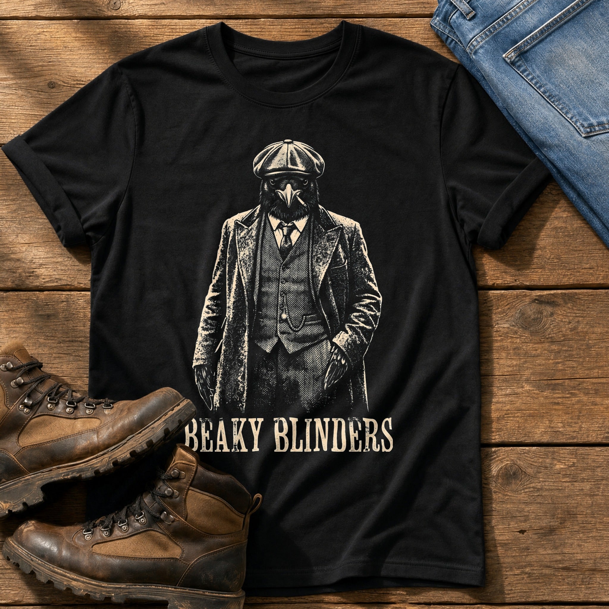 Beaky Blinders — Black Comfort Colors tee