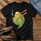 Budgie Dumpling — Black Comfort Colors tee