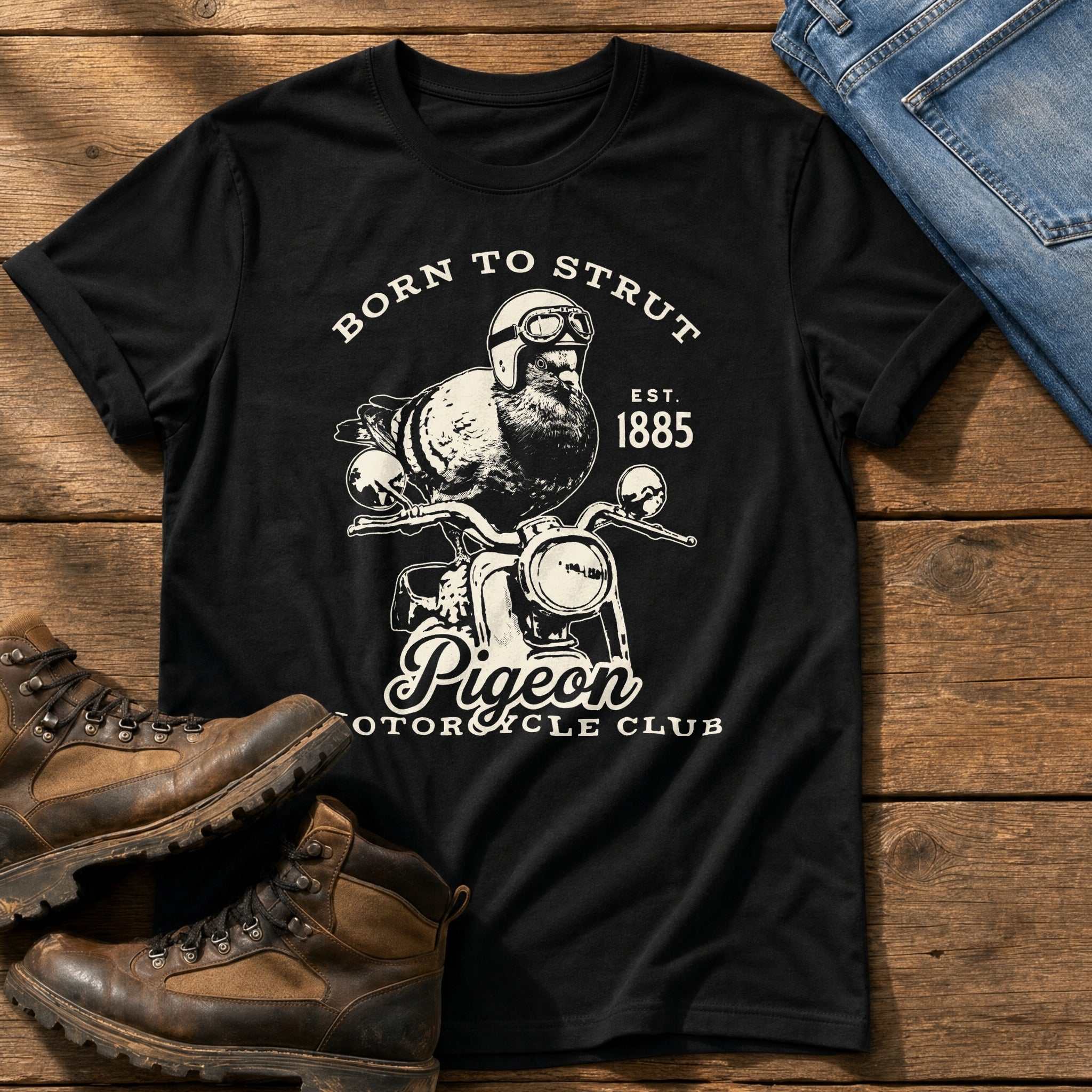 Cock Of The Walk — Black Comfort Colors tee