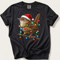 Fairy Light Wren — Black Comfort Colors tee