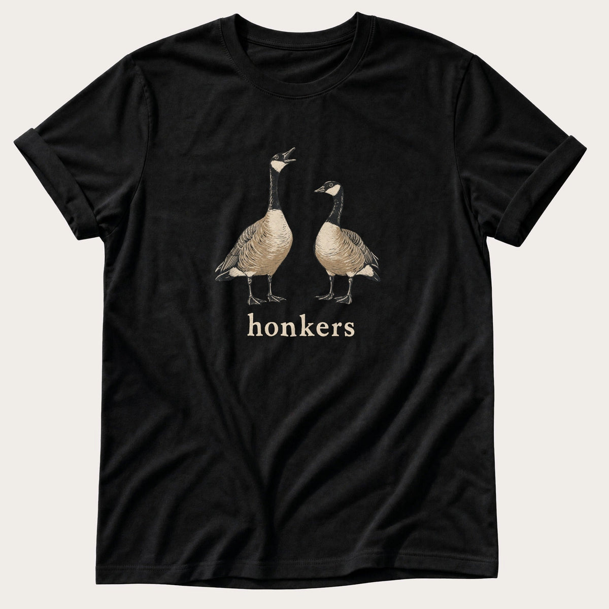 Honkers — Black Comfort Colors tee