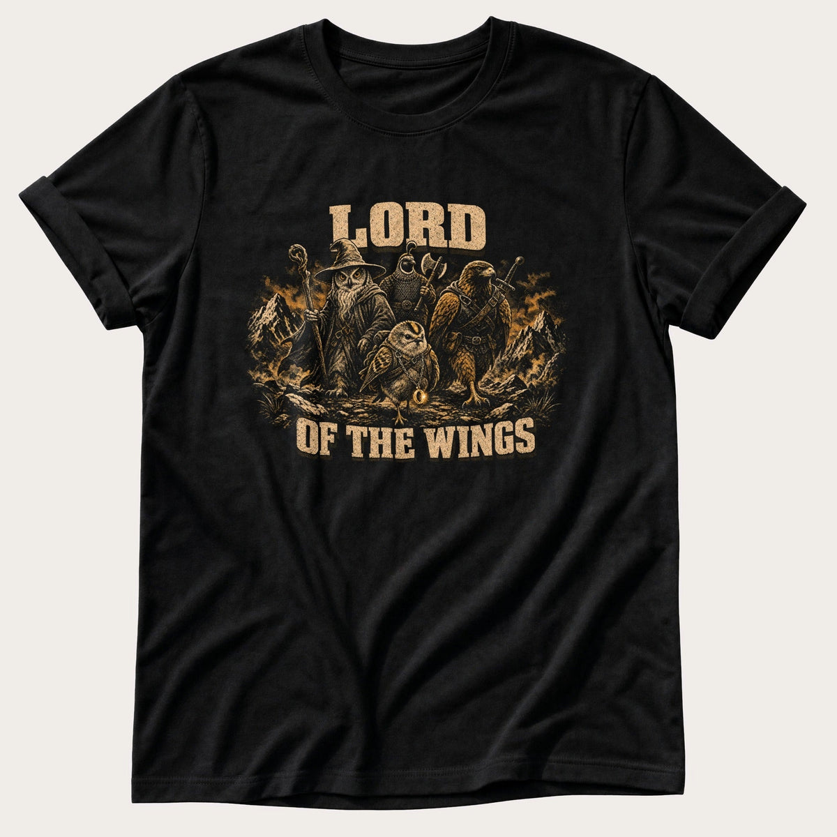 Lord Of The Wings — Black Comfort Colors tee