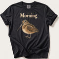 Morning Woodcock — Black Comfort Colors tee