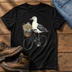 Seagull Bike 67 — Black Comfort Colors tee