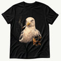 Seagull Nightcap — Black Comfort Colors tee