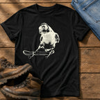 Skater Budgie 99 — Black Comfort Colors tee