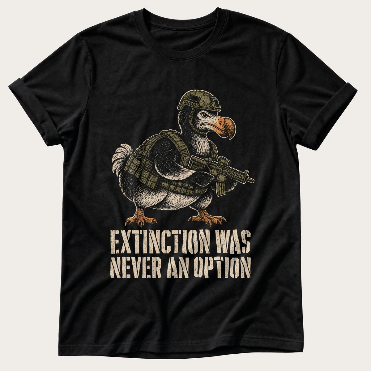 Tactical Dodo — Black Comfort Colors tee
