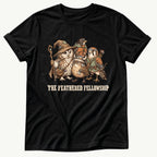 the-feathered-fellowship — Black Comfort Colors tee