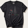 'Tis The Season To Be Chirpy — Black Comfort Colors tee