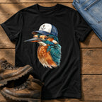 Trucker Fisher 3 — Black Comfort Colors tee