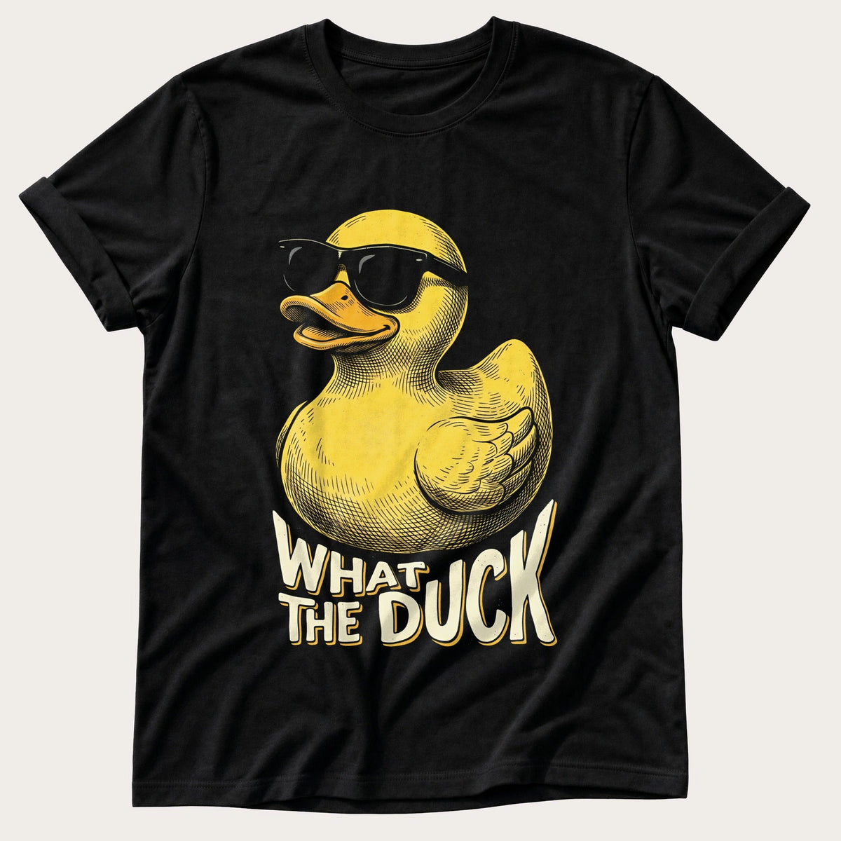 What The Duck 88 — Black Comfort Colors tee