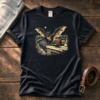 Bat N Robin 7 — Black Comfort Colors tee