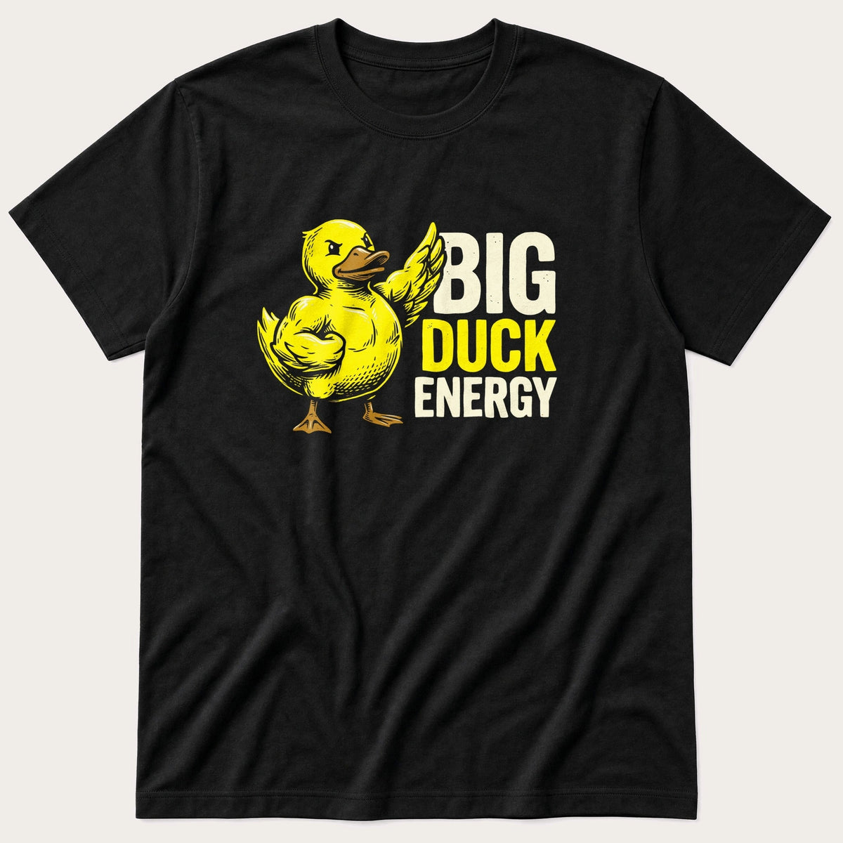 Big Duck Energy — Black T-Shirt