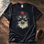 Biker Eagle 3 — Black Comfort Colors tee