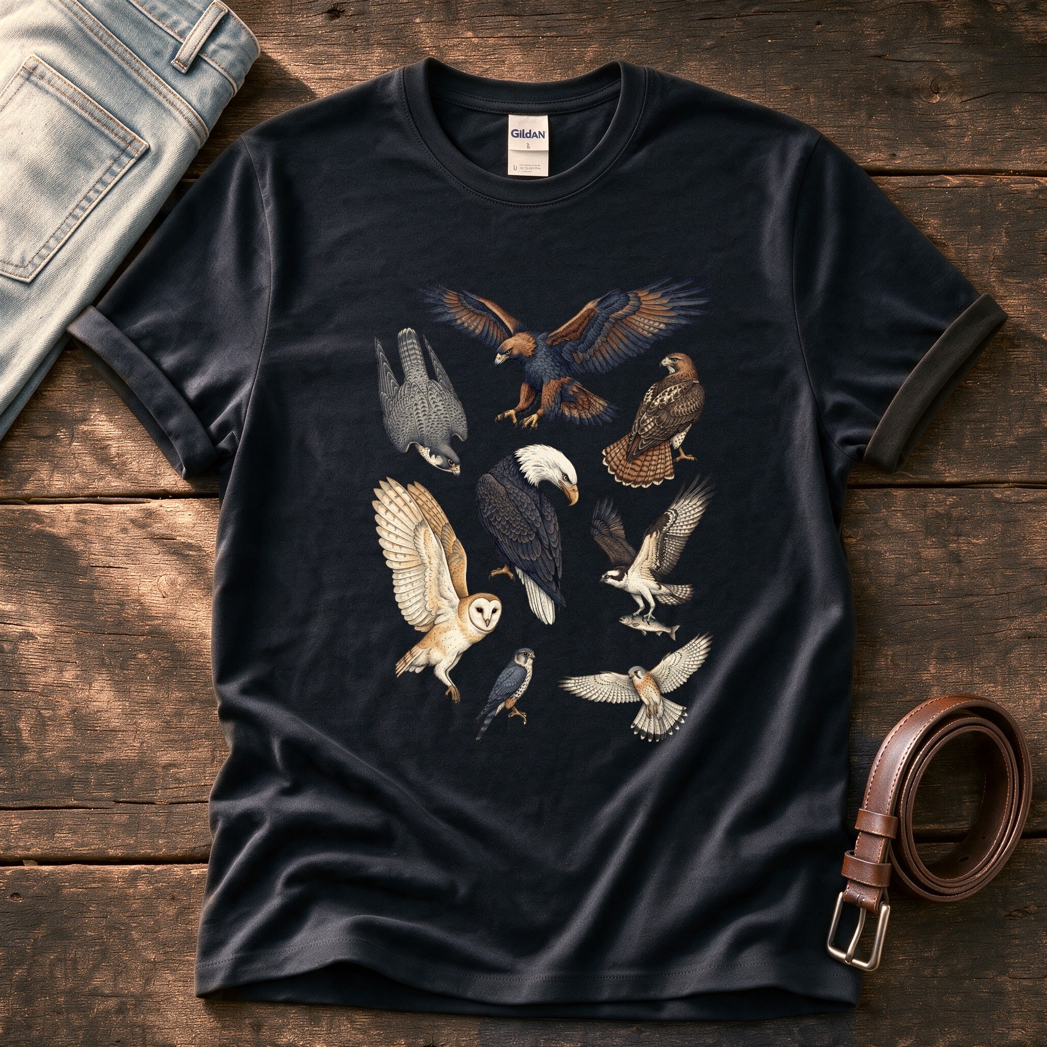 Birds Of Pray 2 — Black Comfort Colors tee