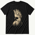 Cockatoo In Shades — Black T-Shirt