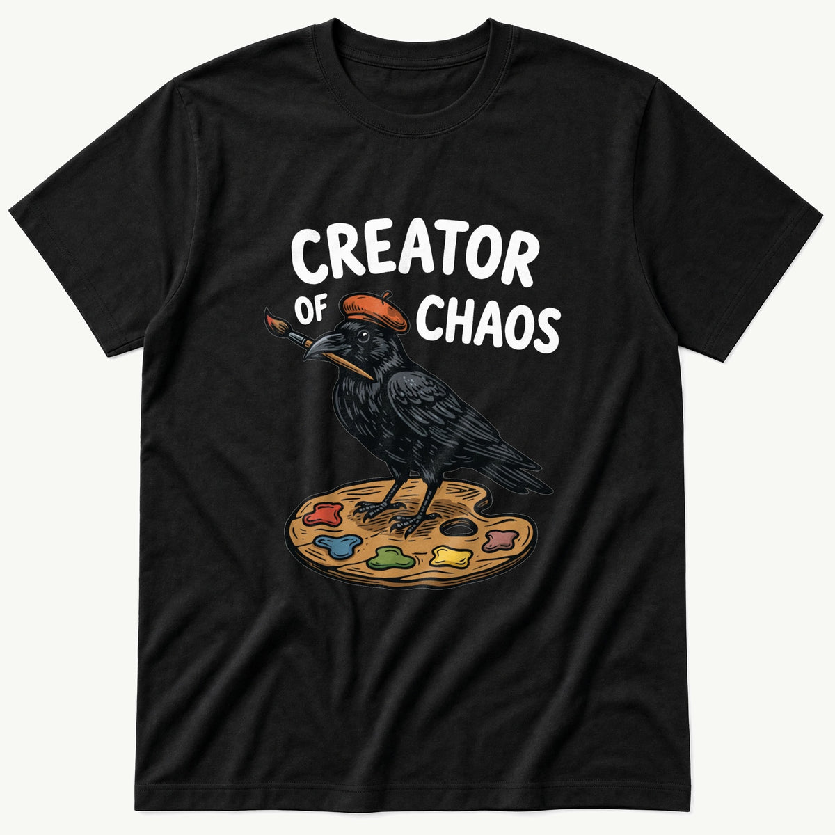 Creator Of Chaos — Black T-Shirt