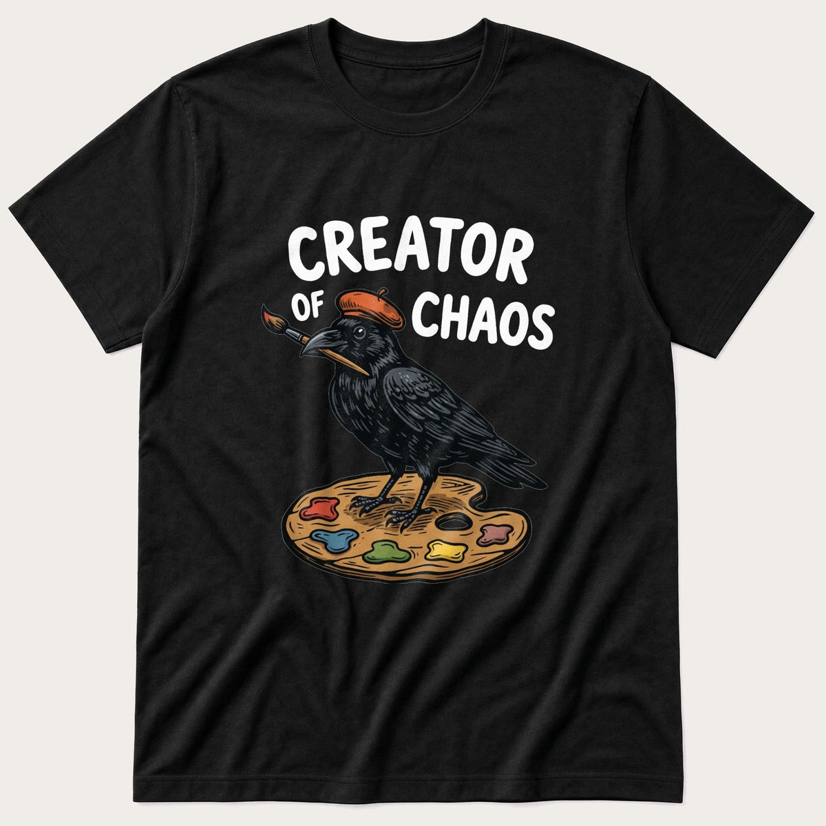 Creator Of Chaos — Black T-Shirt