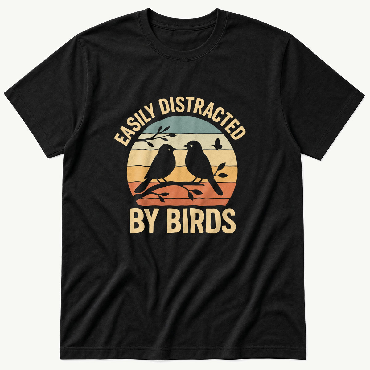 easily-distracted-8 — Black T-Shirt