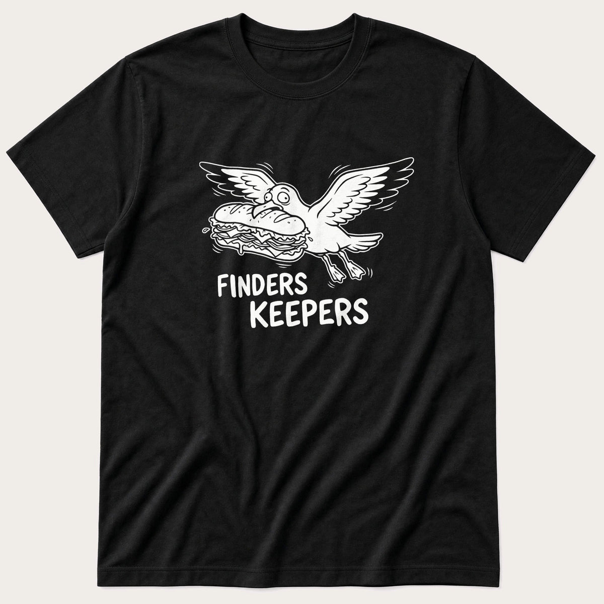 Finders Keepers — Black T-Shirt