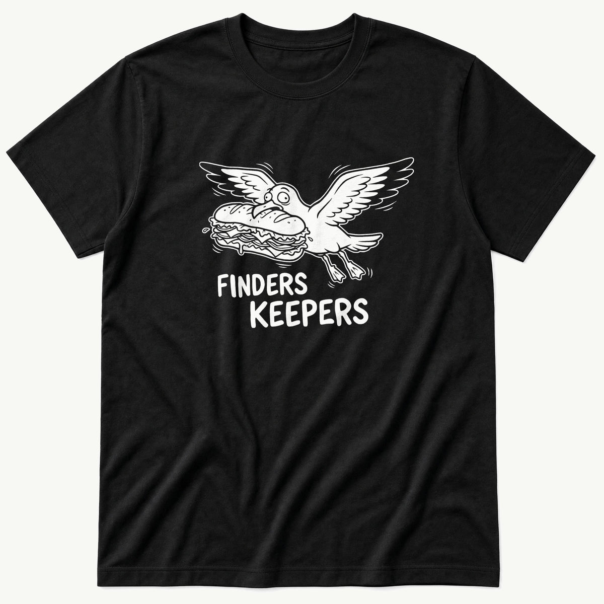 Finders Keepers — Black T-Shirt