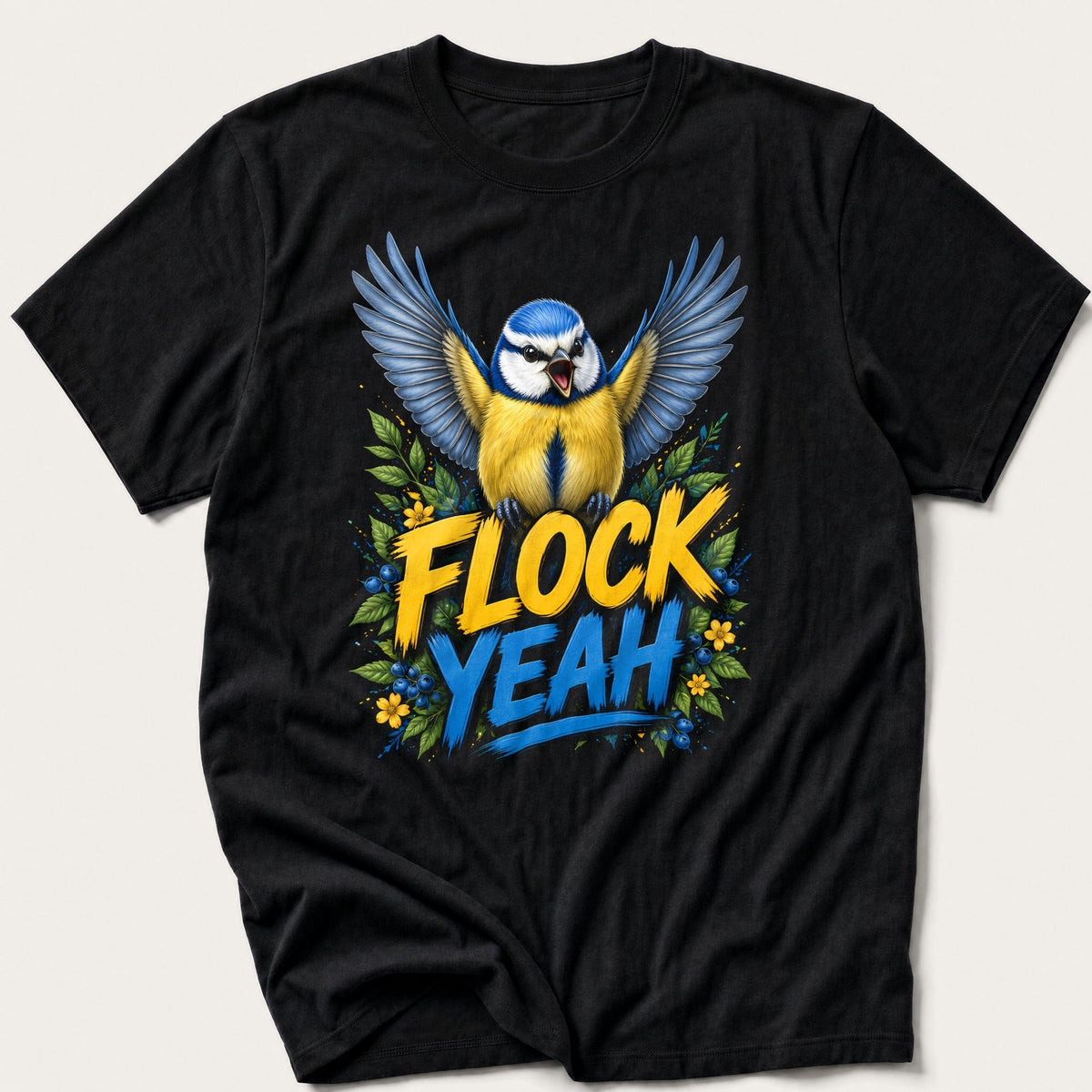 Flock Yeah — Black T-Shirt