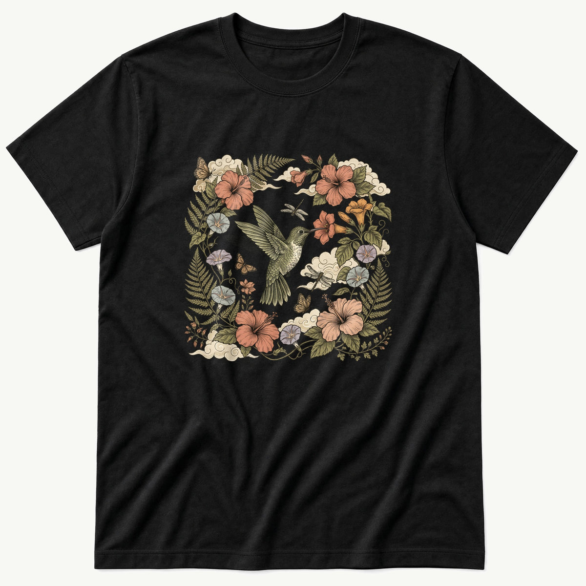 Humming Bird Murul — Black T-Shirt