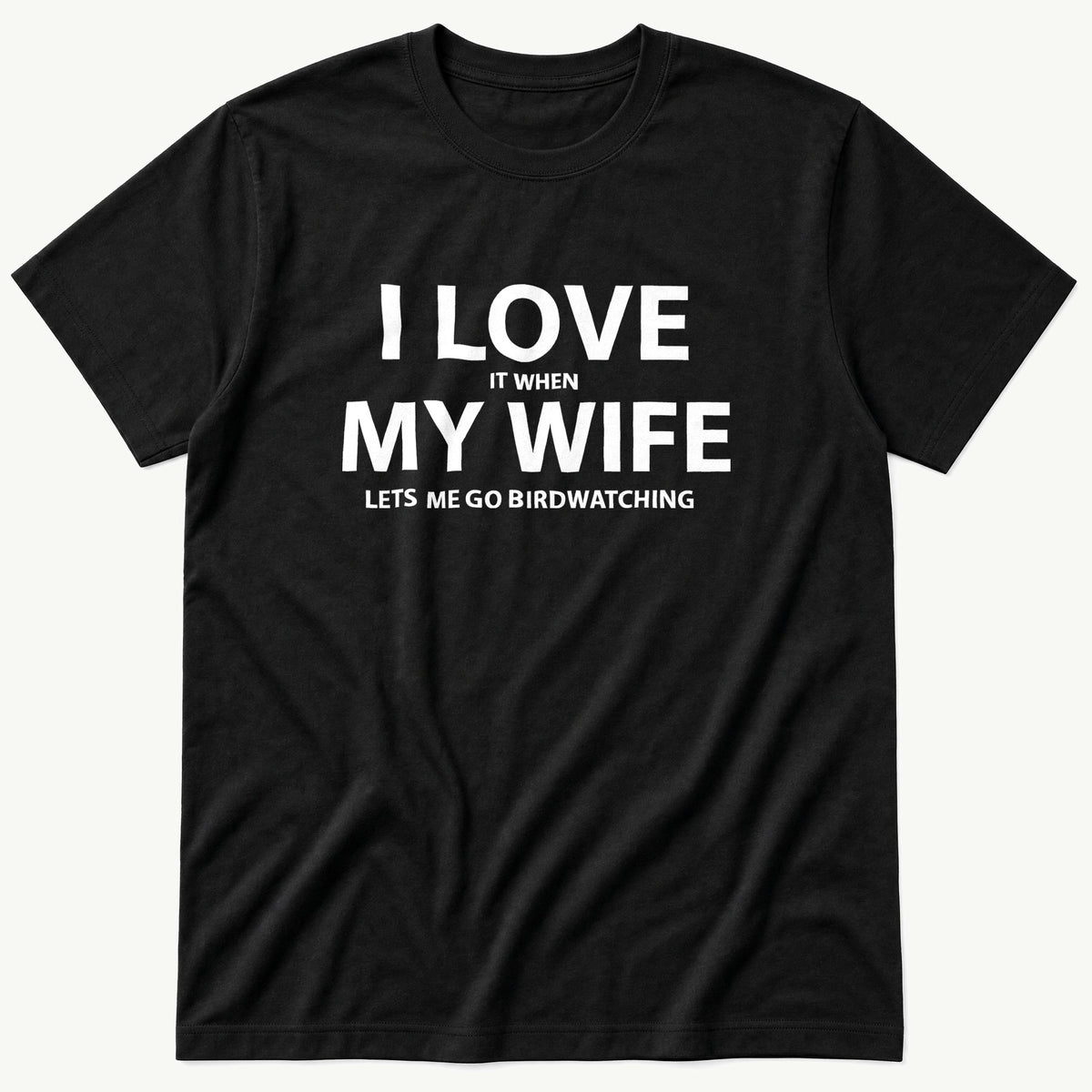 i-love-my-wife — Black T-Shirt
