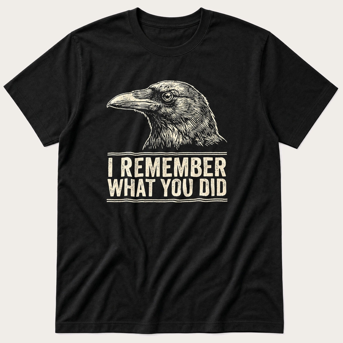 I Remember What You Did — Black T-Shirt