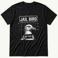 Jail Bird Seagull 4 — Black T-Shirt