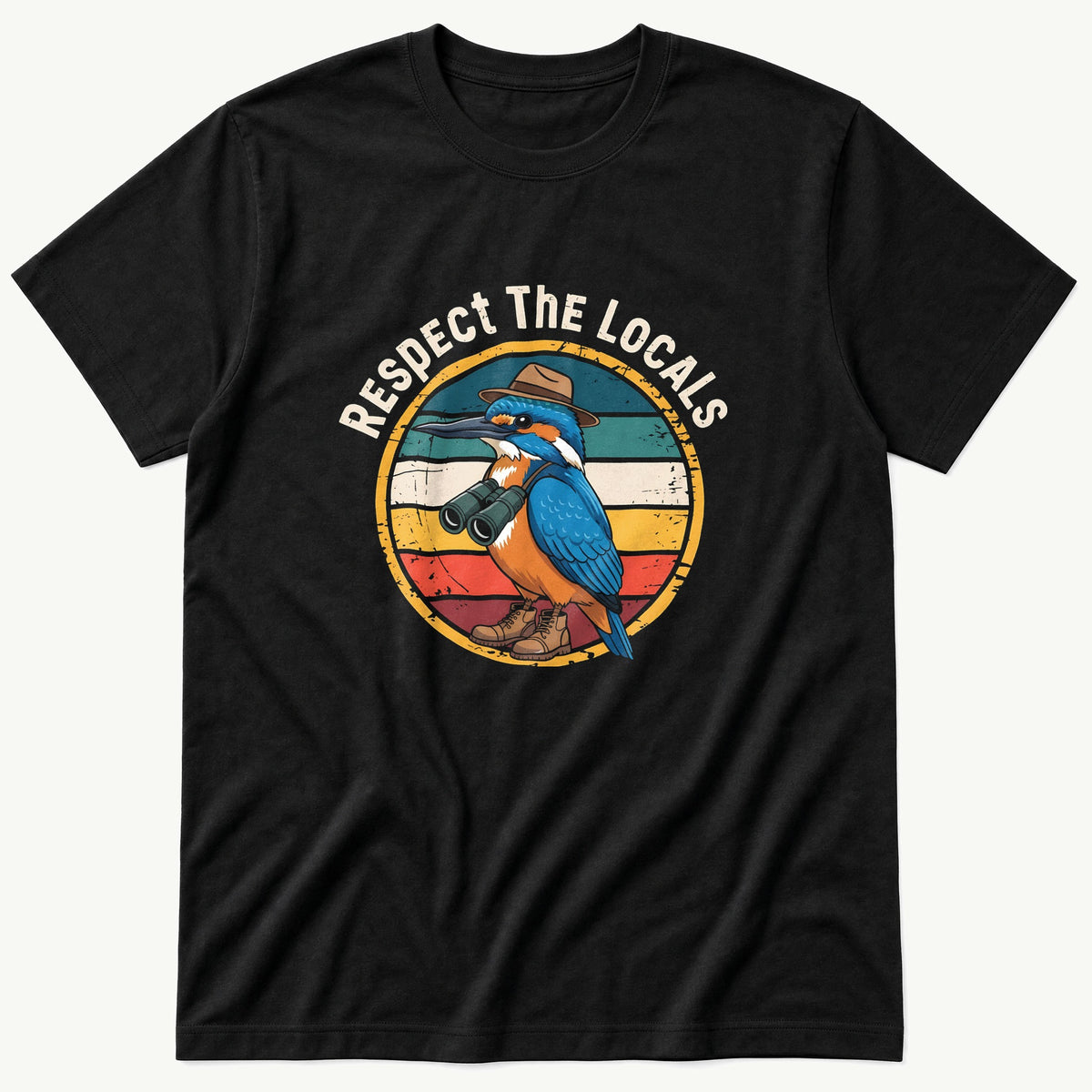 King Fisher Locals — Black T-Shirt
