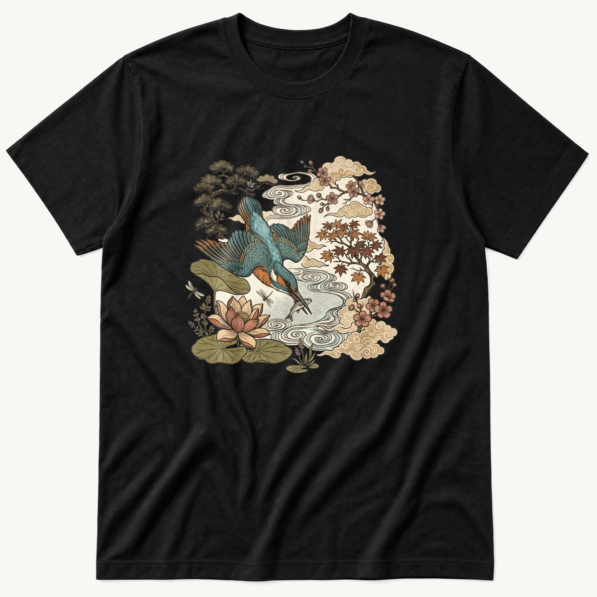 King Fisher Murul — Black T-Shirt