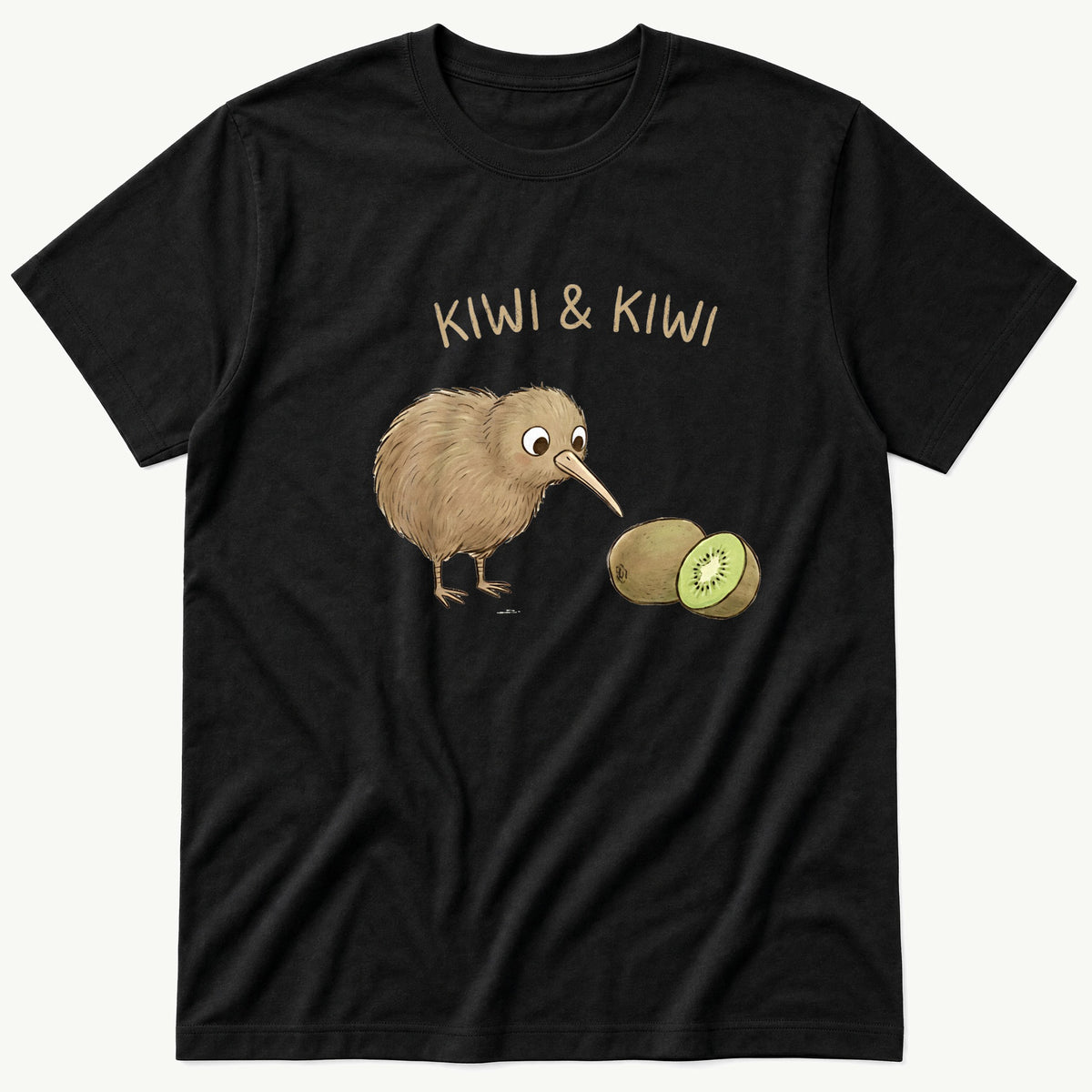 Kiwi & Kiwi — Black T-Shirt