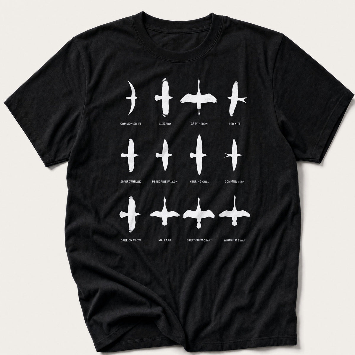 Know Them By Their Wings — Black T-Shirt