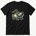 Live Laugh Loon — Black T-Shirt