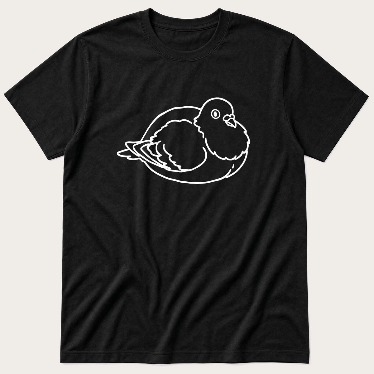 Loaf Pigeon — Black T-Shirt
