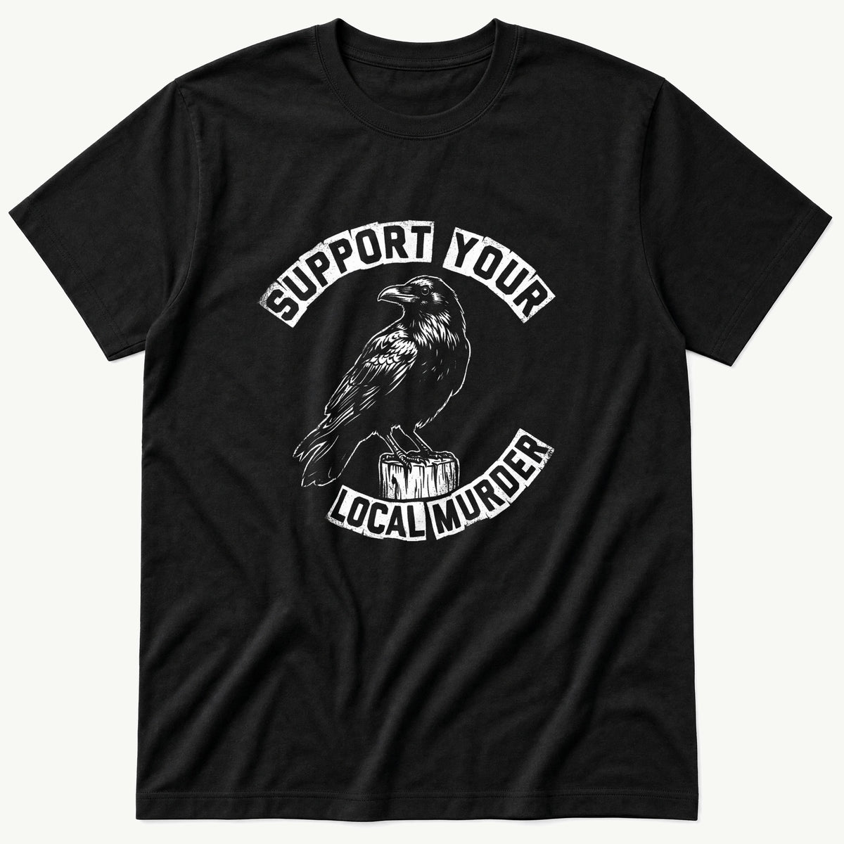 Local Murder 55 — Black T-Shirt