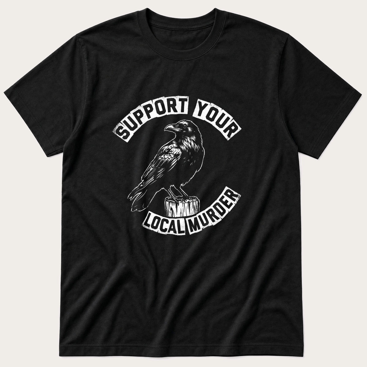 Local Murder 55 — Black T-Shirt