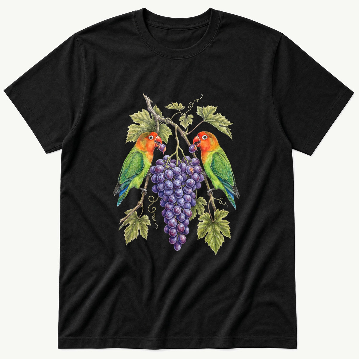 Lovebirds 22 — Black T-Shirt