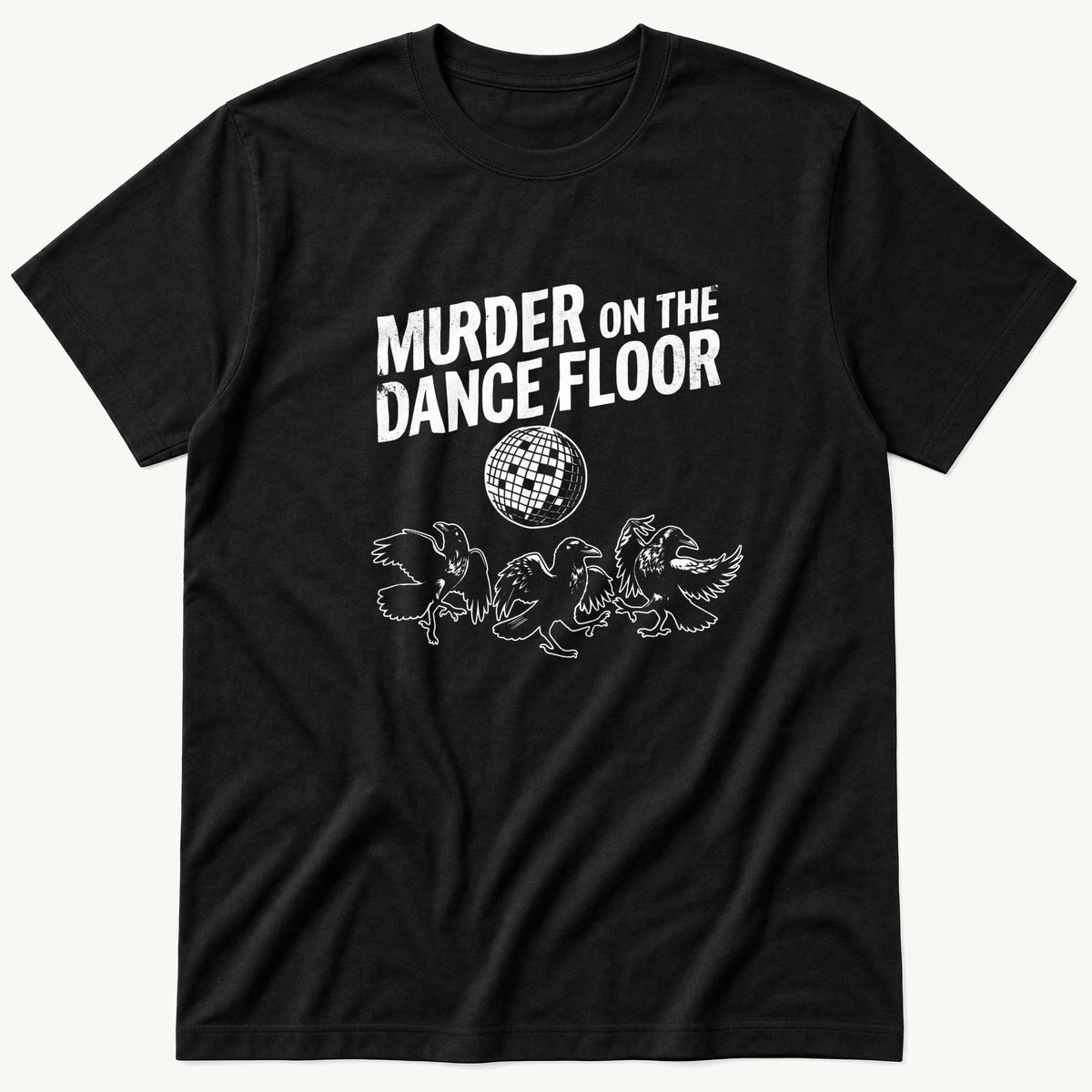 Murder On Floor 44 — Black T-Shirt