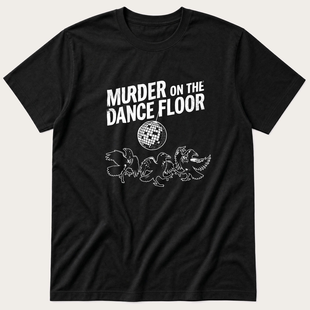 Murder On Floor 44 — Black T-Shirt