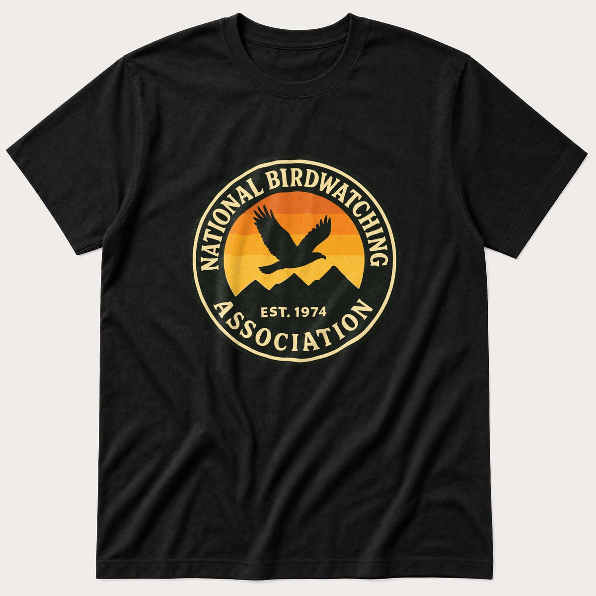 National Birdwatching — Black T-Shirt