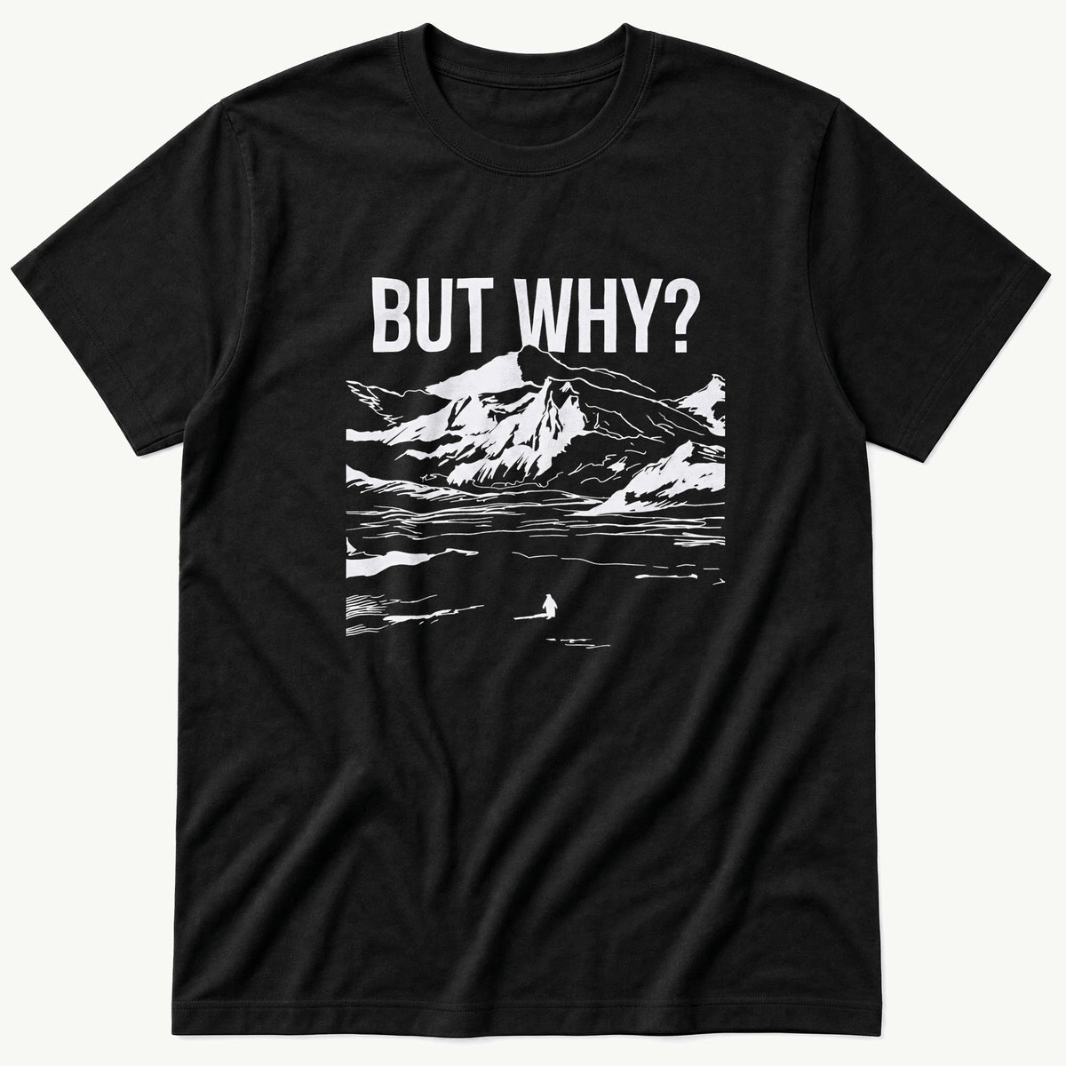 Nihilist Penguin1 — Black T-Shirt
