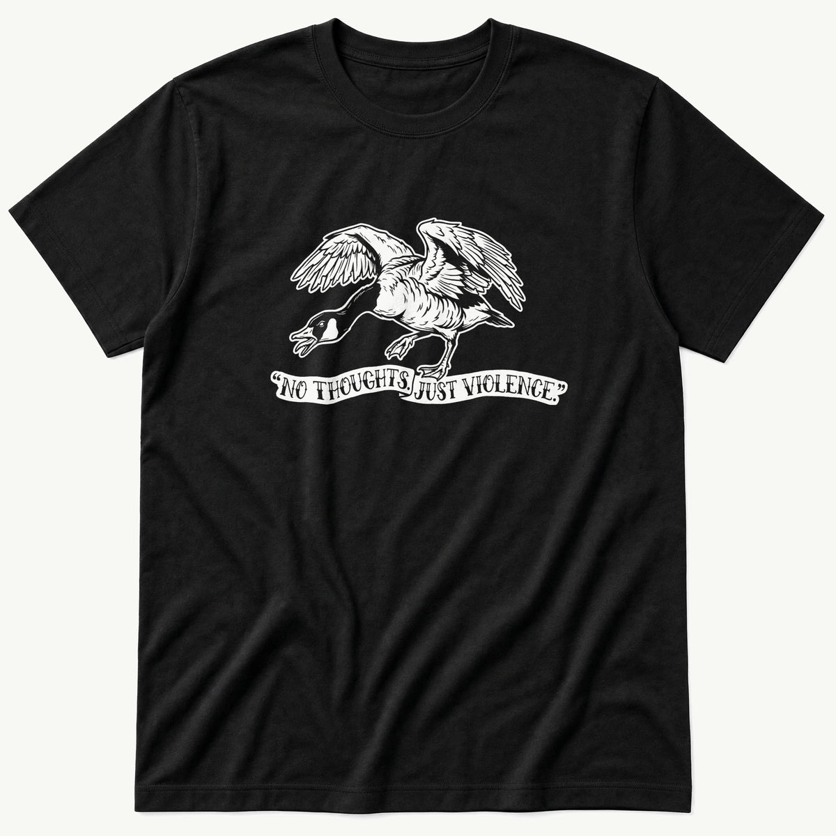 No Thoughts Just Violence — Black T-Shirt