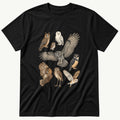 Owl Bird Breeds 3 — Black T-Shirt