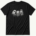 Party Pigeons 4 — Black T-Shirt