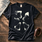 Pigeon Flock 7 — Black Comfort Colors tee